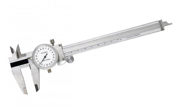 Zubehör für Bohrmaschine Bernardo Taschenmessschieber mit Rundskala 300 mm / 0,02 mm