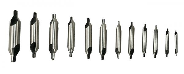 Accessories for drilling machine Bernardo 12 pcs. metric size center drills