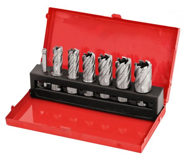 Zubehör für Bohrmaschine Bernardo HSS-Kernbohrer-Set 14 - 24 mm