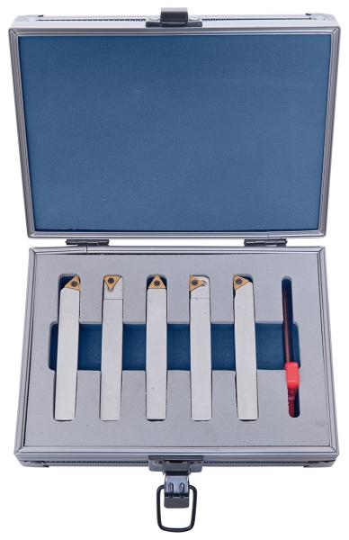 Turning tools sets Bernardo Indexable carbide turning tool set, 12 mm, 5 pcs.