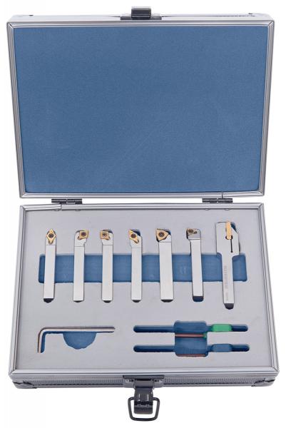 Turning tools sets Bernardo Multipurpose indexable carbide turning tool set, 8 mm, set L