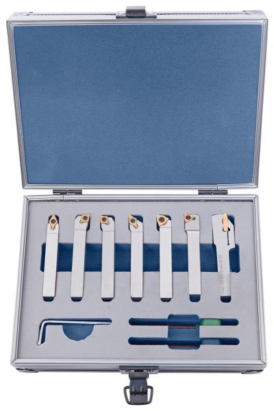 Drehmeisselsätze Bernardo Drehmeisselsatz mit HM-Wendeplatten, 10 mm, Satz M