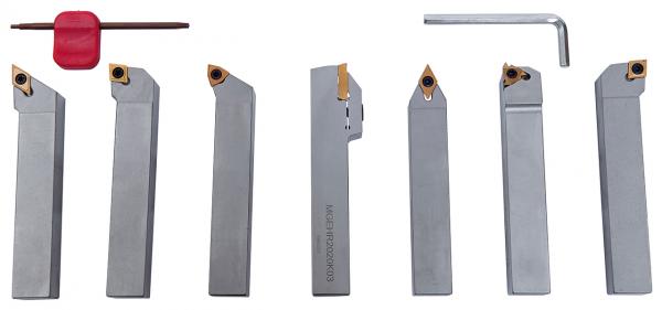 Drehmeisselsätze Bernardo Drehmeißelsatz mit HM-Wendeplatten, 20 mm, Satz P