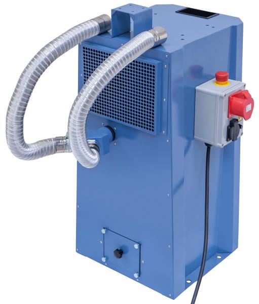 Dust collector for metal chips Bernardo Stand UGA 1 with aspiration