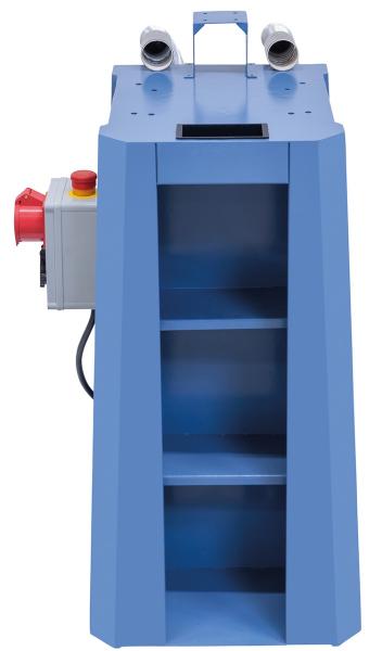 Dust collector for metal chips Bernardo Stand UGA 1 with aspiration