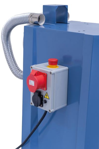 Dust collector for metal chips Bernardo Stand UGA 1 with aspiration