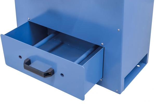 Dust collector for metal chips Bernardo Stand UGA 2 with aspiration